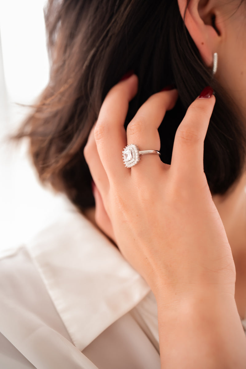 Anillo en Plata 925 con Rodio · Ref. 2