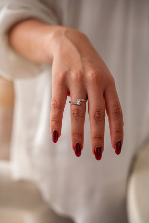 Anillo en Plata 925 con Rodio · Ref. 1