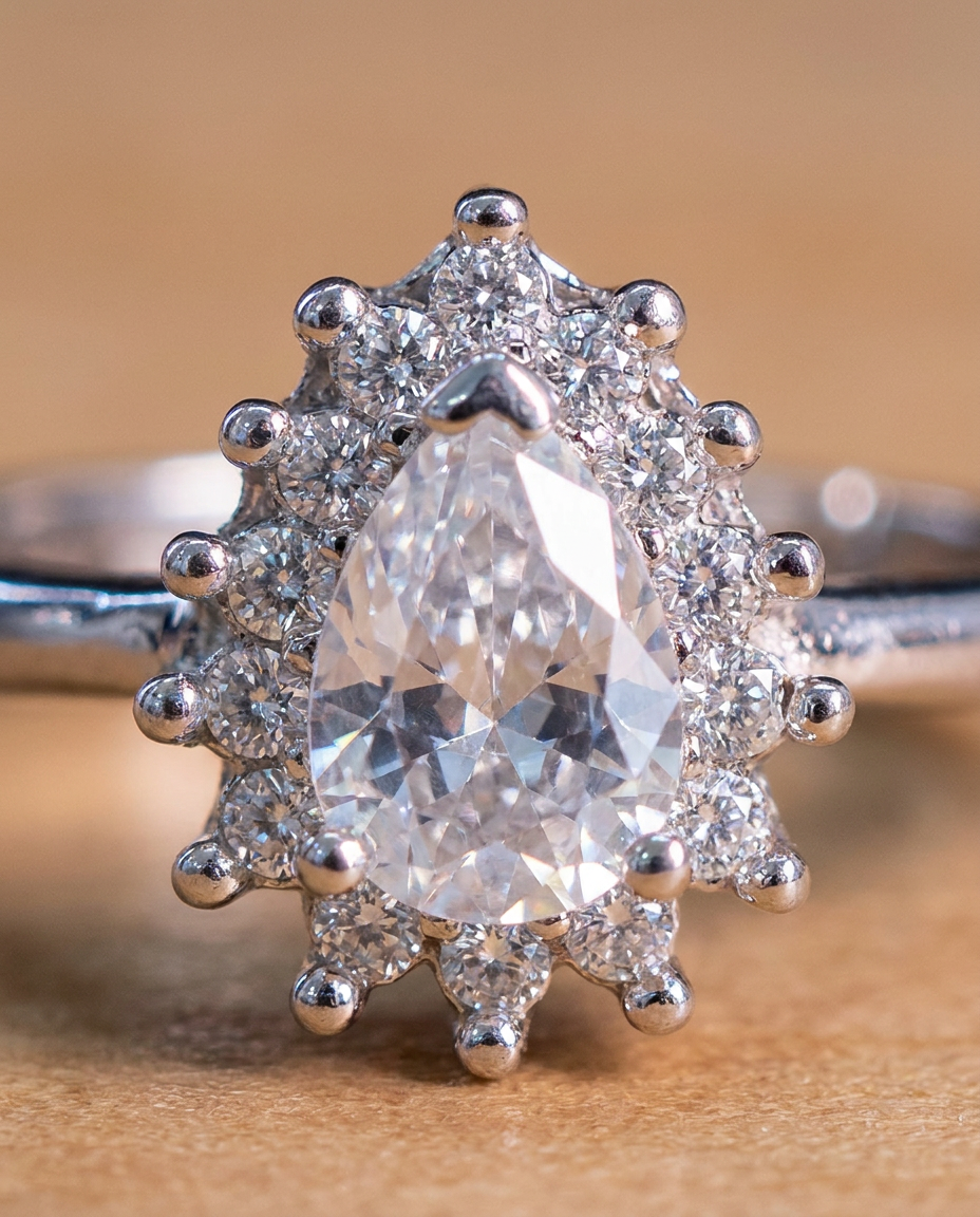 Anillo en Plata 925 con Rodio · Ref. 14B