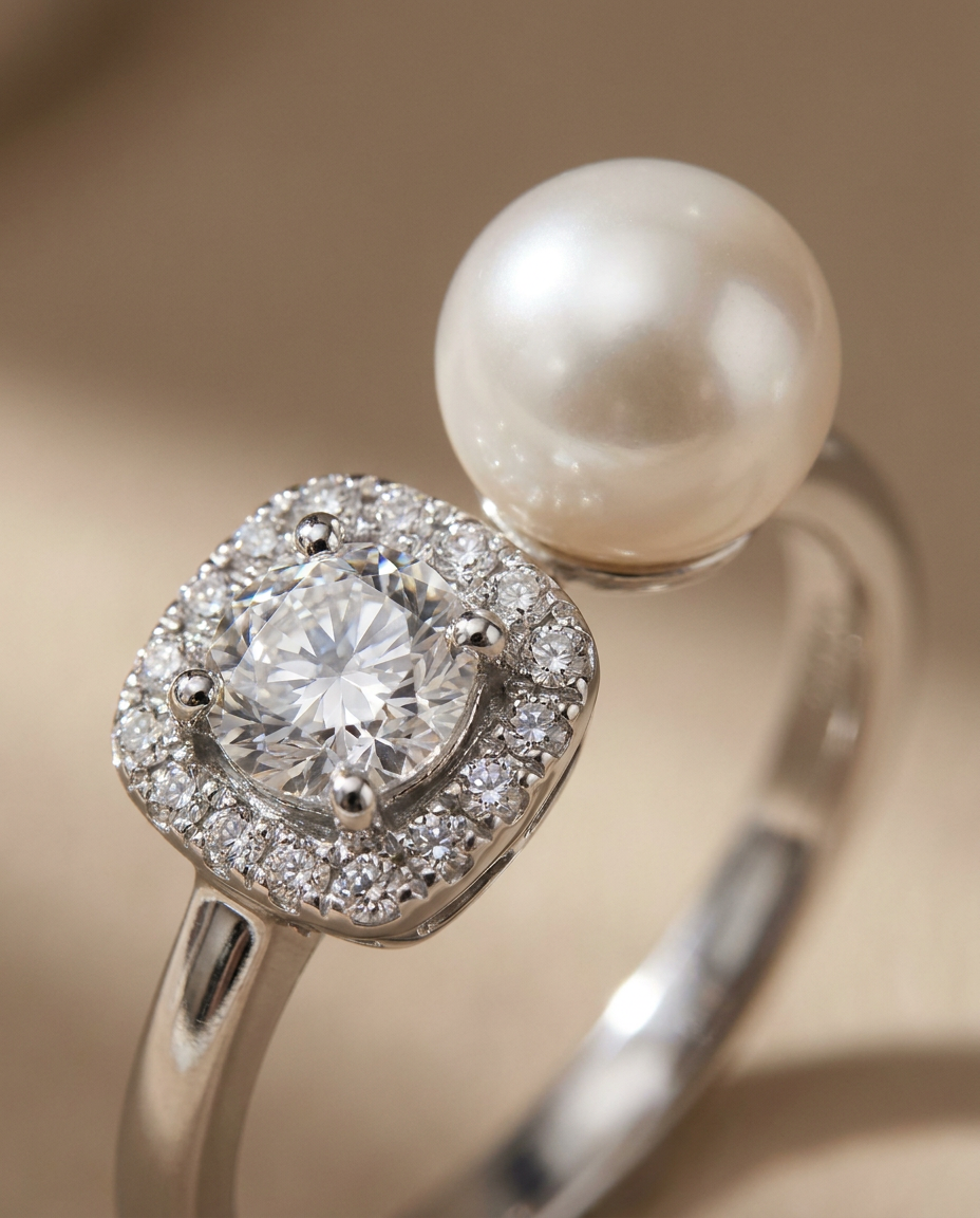 Anillo en Plata 925 con Rodio · Ref. 24