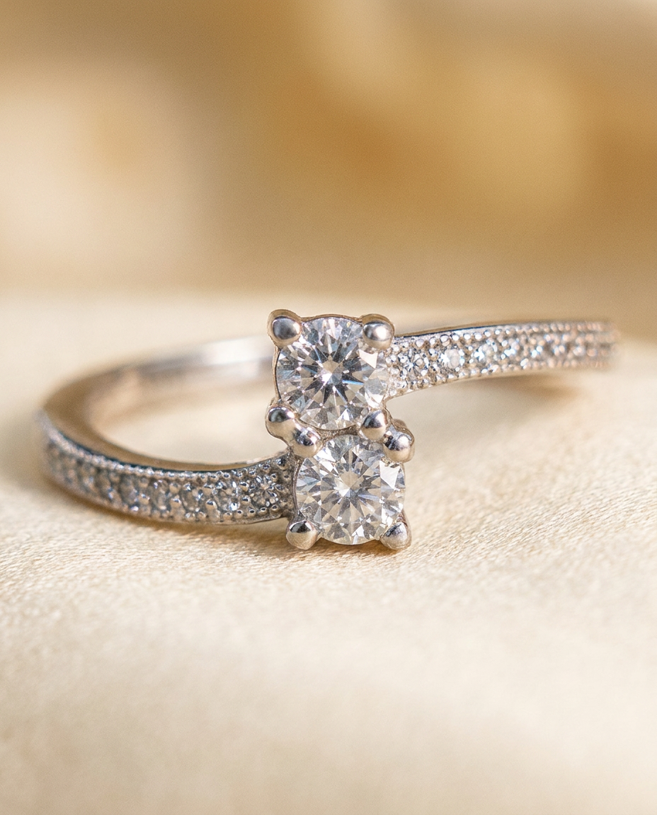 Anillo en Plata 925 con Rodio · Ref. 1