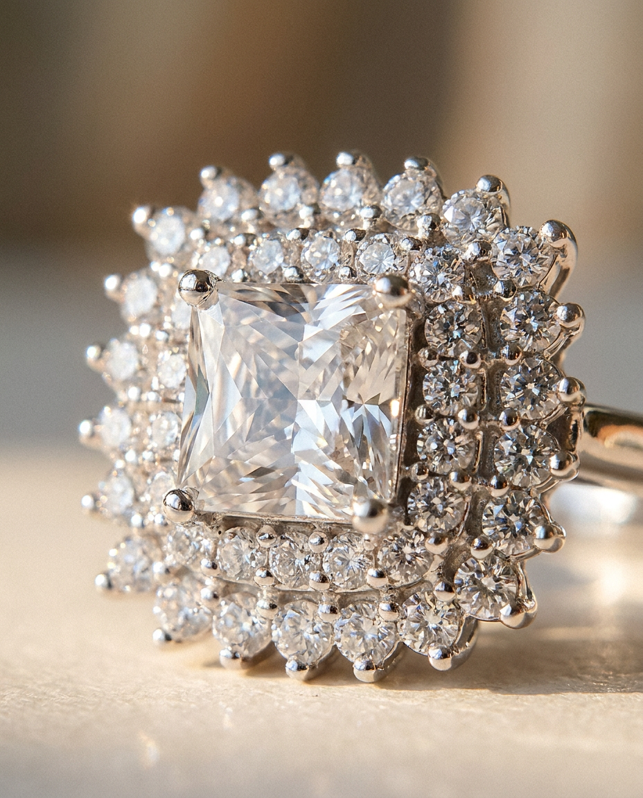 Anillo en Plata 925 con Rodio · Ref. 2