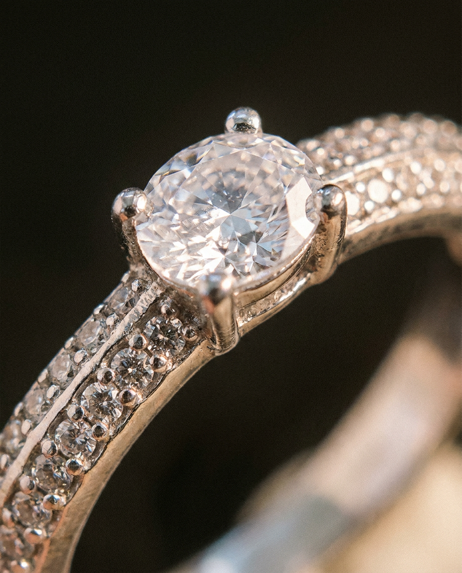 Anillo en Plata 925 con Rodio · Ref. 17B