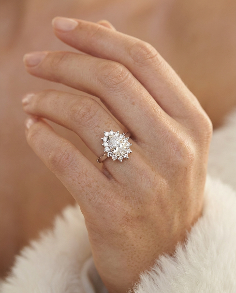 Anillo en Plata 925 con Rodio · Ref. 14B