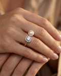 Anillo en Plata 925 con Rodio · Ref. 24