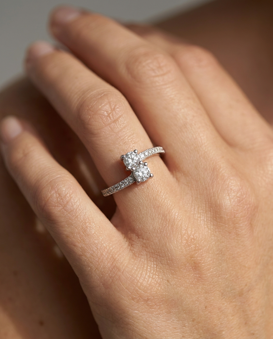 Anillo en Plata 925 con Rodio · Ref. 1