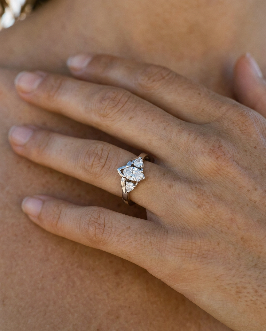 Anillo en Plata 925 con Rodio · Ref. 61