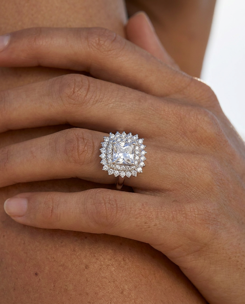 Anillo en Plata 925 con Rodio · Ref. 2