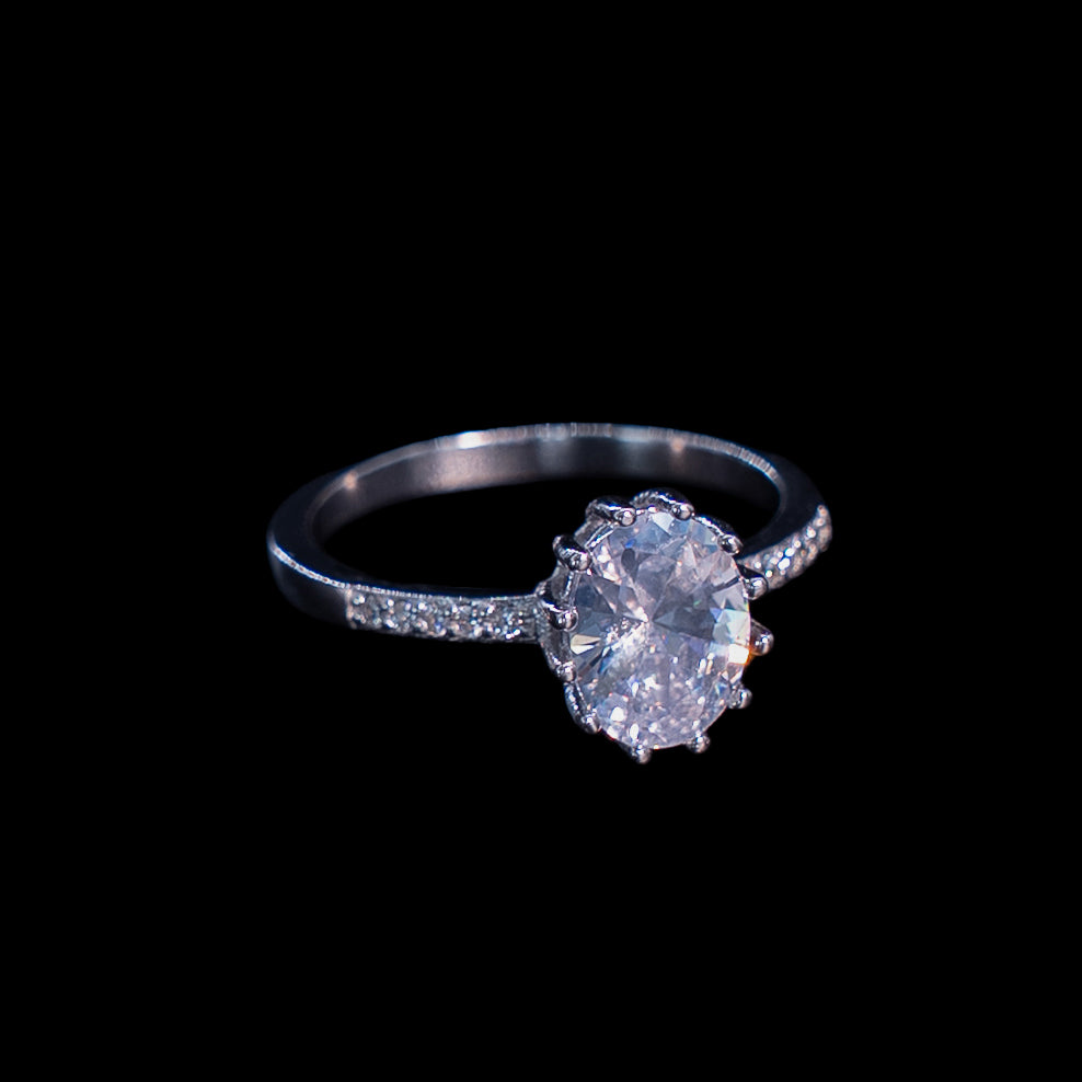 Anillo en Plata 925 con Rodio · Ref. 21