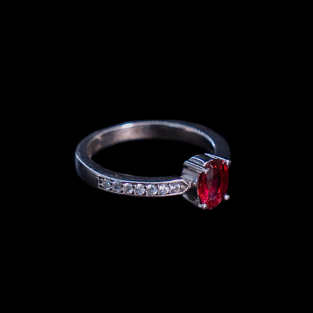 Anillo en Plata 925 con Rodio · Ref. 28