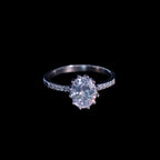 Anillo en Plata 925 con Rodio · Ref. 5