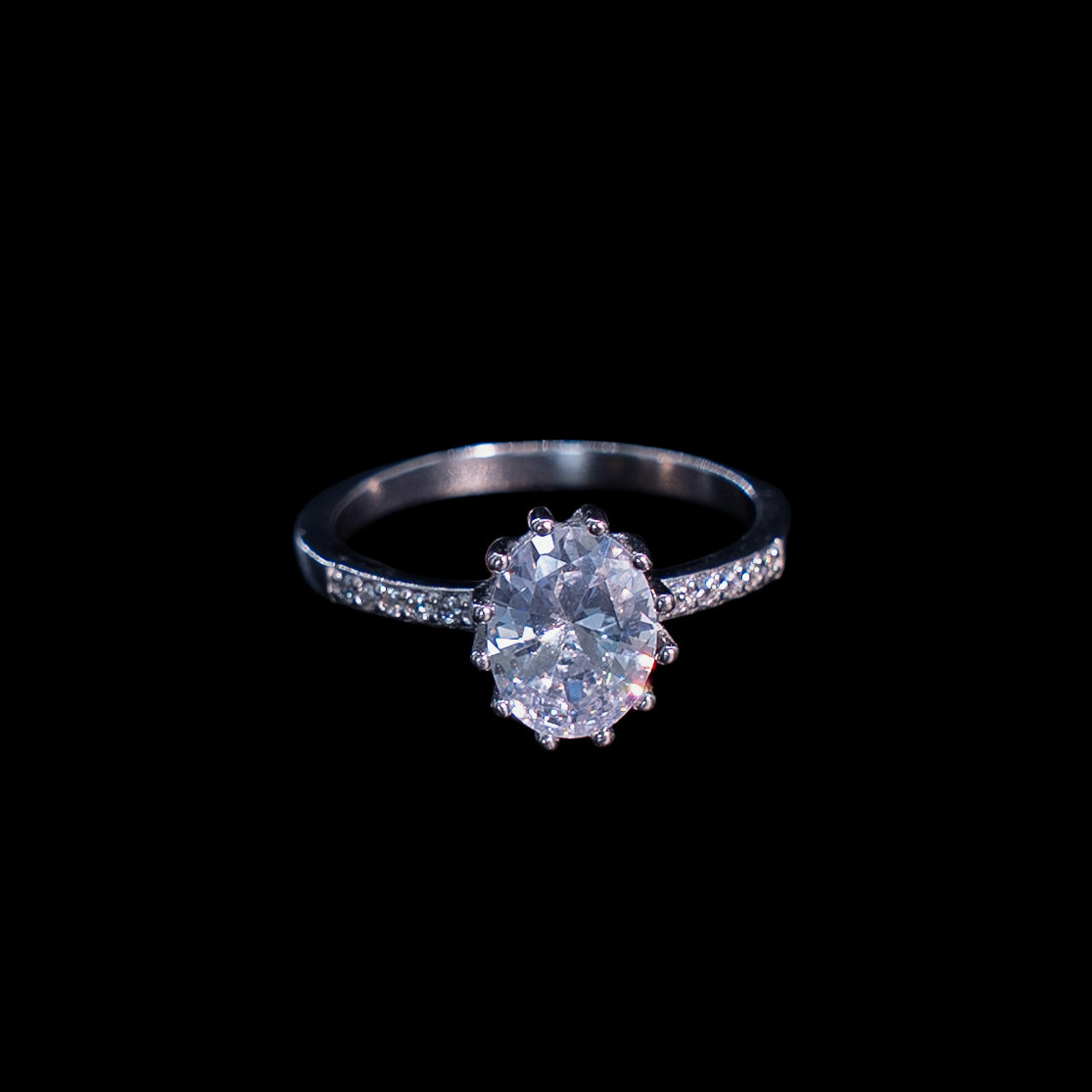 Anillo en Plata 925 con Rodio · Ref. 5