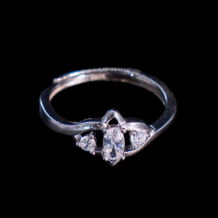 Anillo en Plata 925 con Rodio · Ref. 61