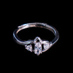 Anillo en Plata 925 con Rodio · Ref. 61