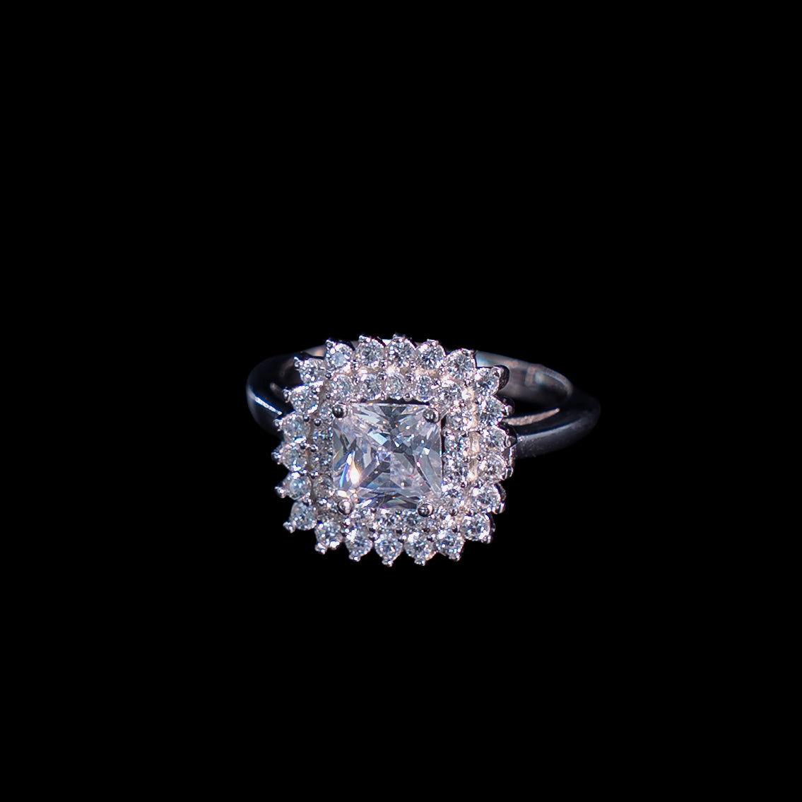 Anillo en Plata 925 con Rodio · Ref. 2