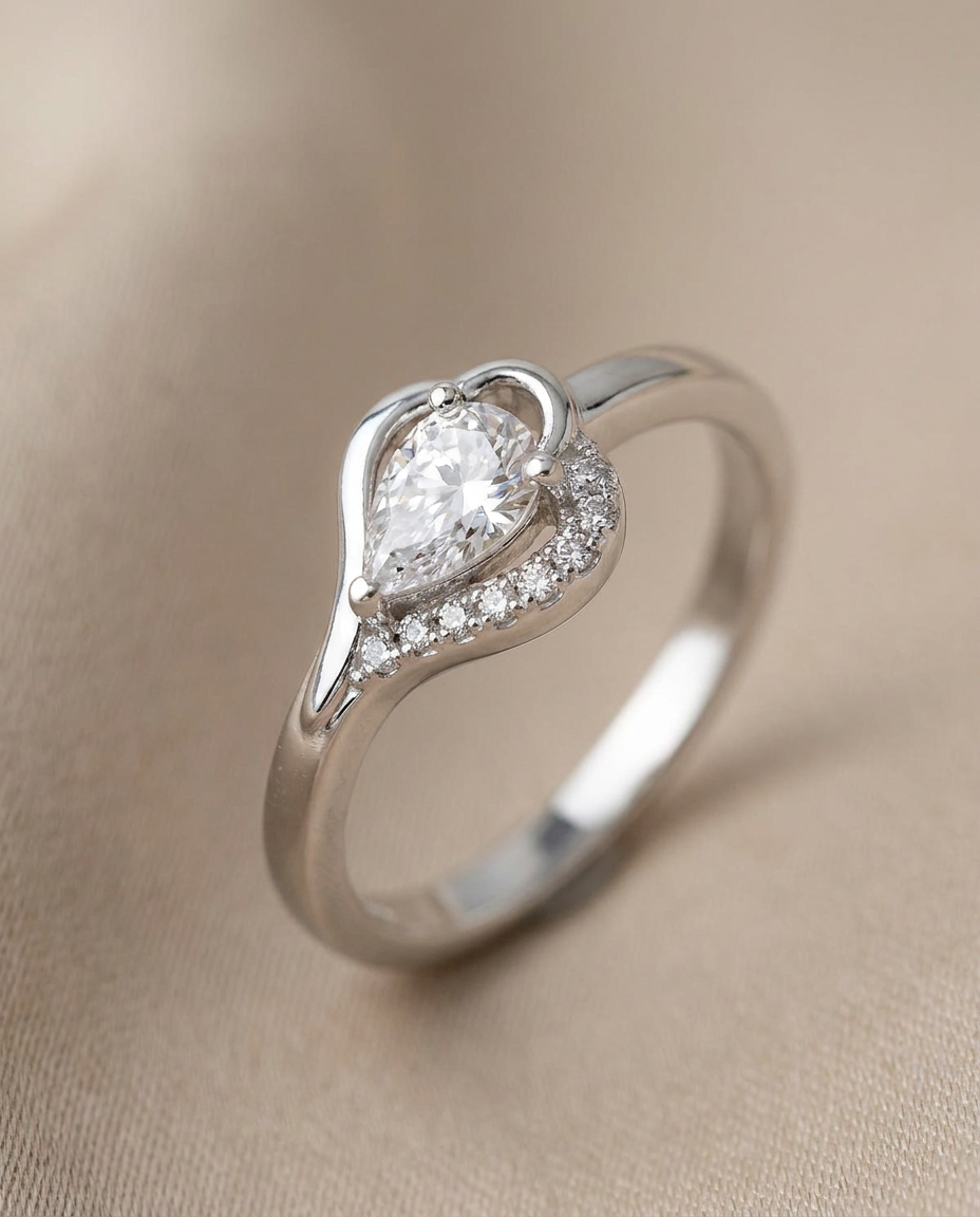 Anillo en Plata 925 con Rodio · Ref. 27