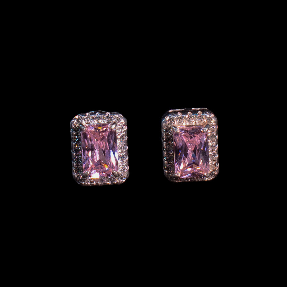 Aretes en Plata 925 con Rodio · Ref. 43