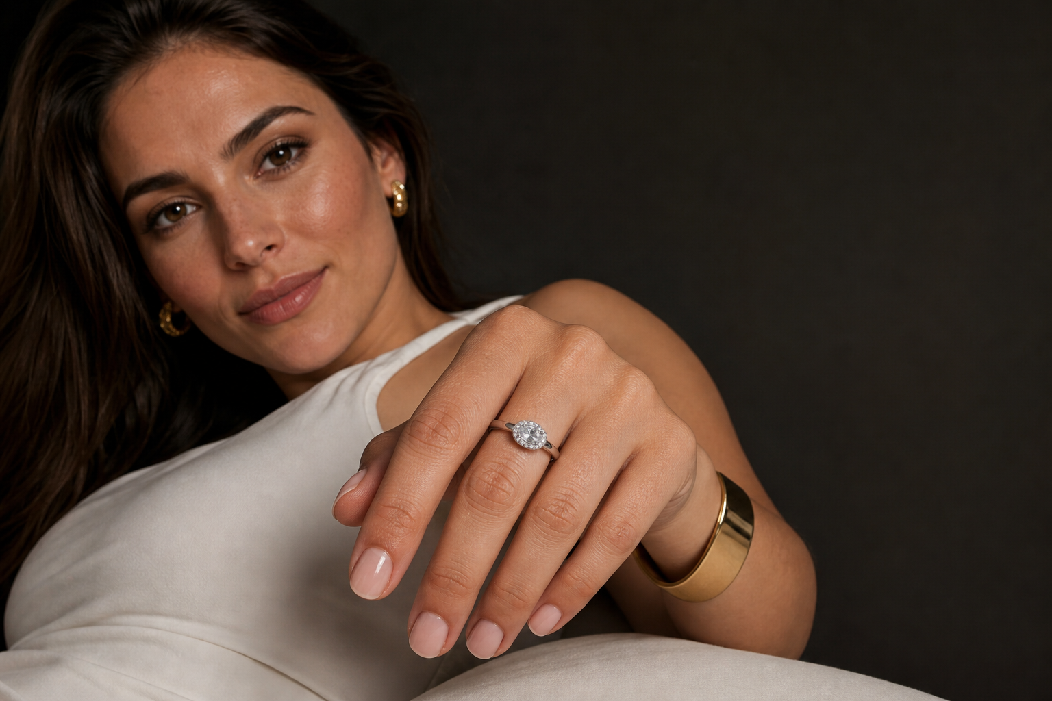 Anillo en Plata 925 con Rodio · Ref. 11