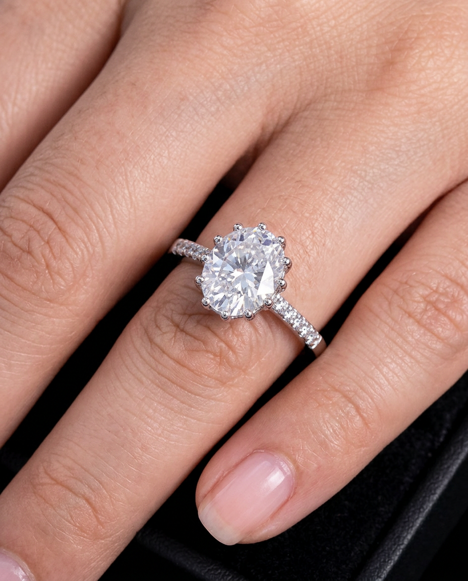 Anillo en Plata 925 con Rodio · Ref. 21