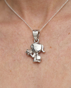 Dije en Plata 925 con Rodio · Ref. 59
