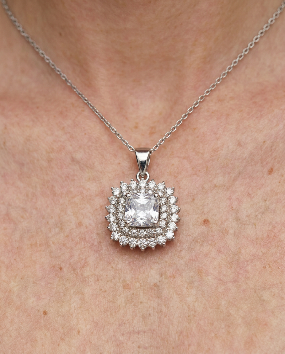 Dije en Plata 925 con Rodio · Ref. 35