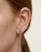 Aretes en Plata 925 con Rodio · Ref. 49