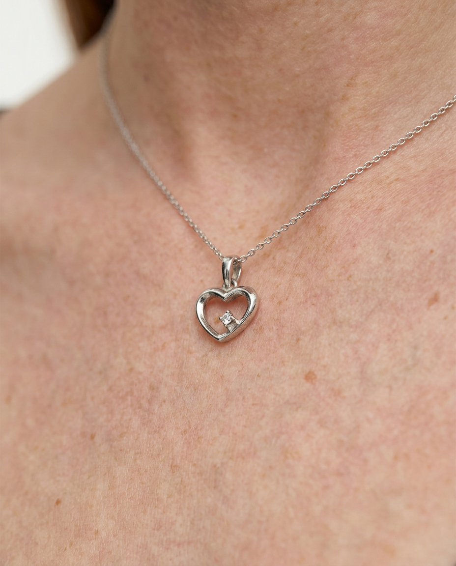 Dije en Plata 925 con Rodio · Ref. 60