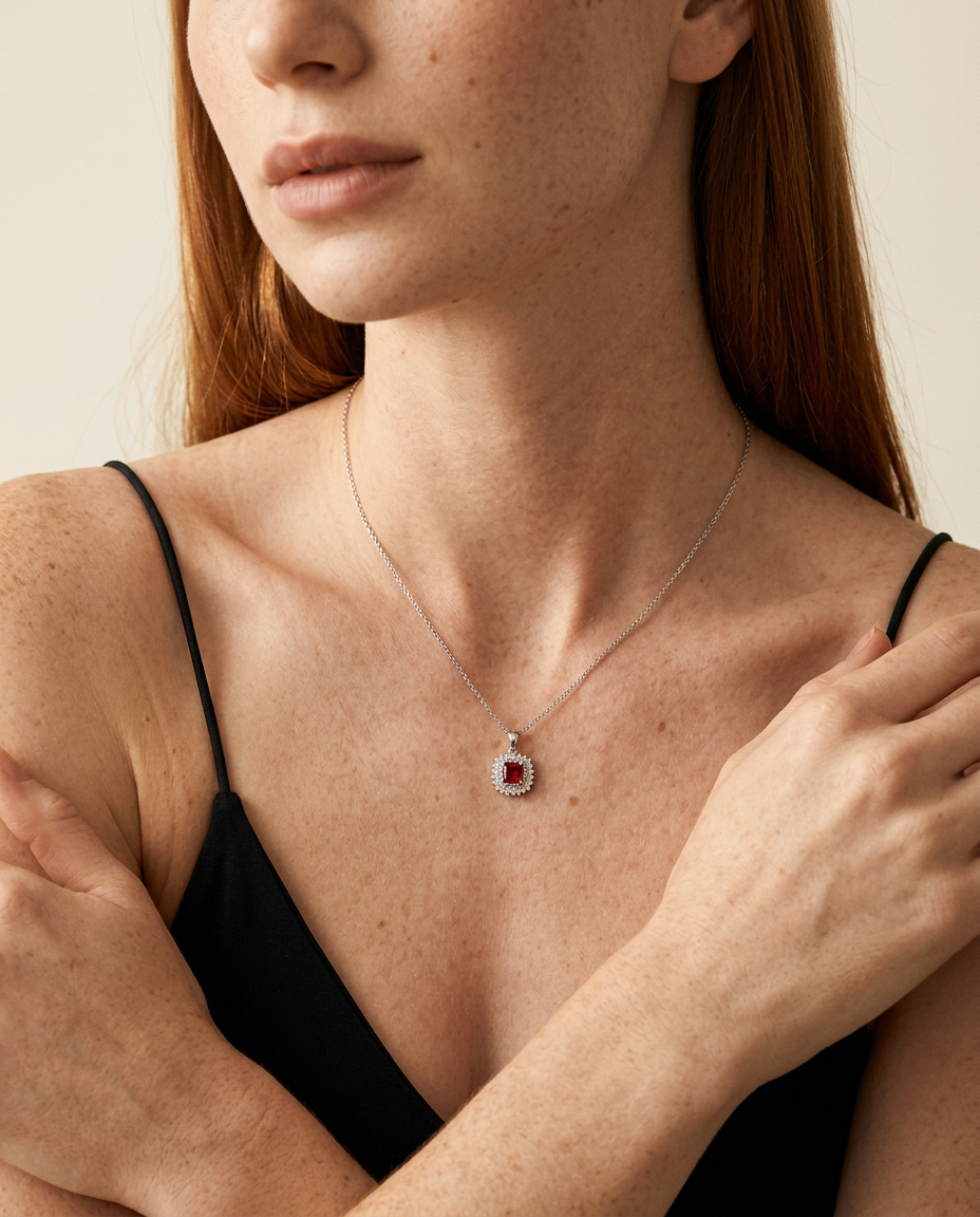 Dije en Plata 925 con Rodio · Ref. 34