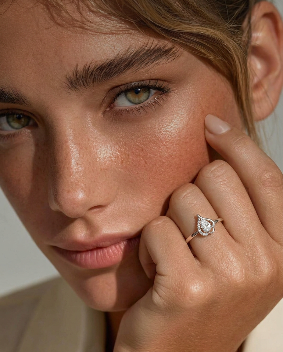 Anillo en Plata 925 con Rodio · Ref. 27