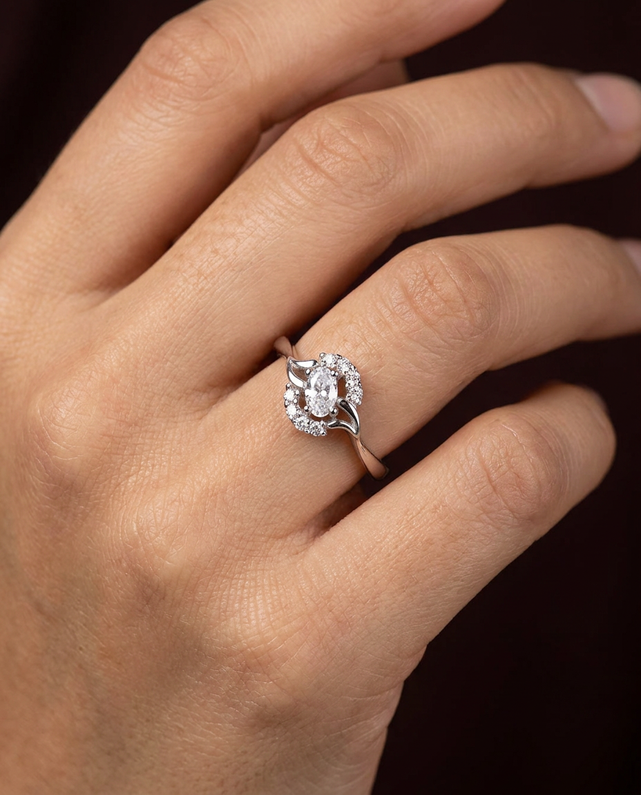 Anillo en Plata 925 con Rodio · Ref. 13